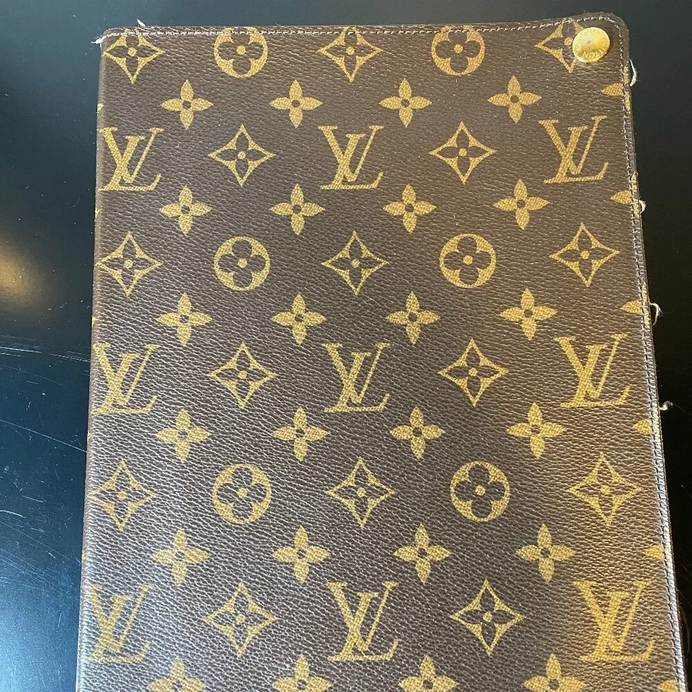 Louis Vuitton Monogram Tablet Case - Brown and Gold